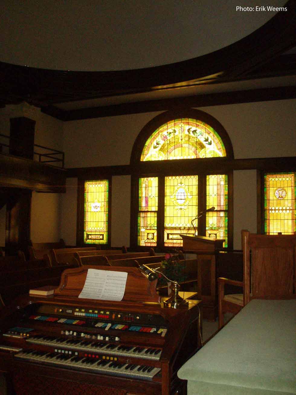 Interior Penn Memorial Church